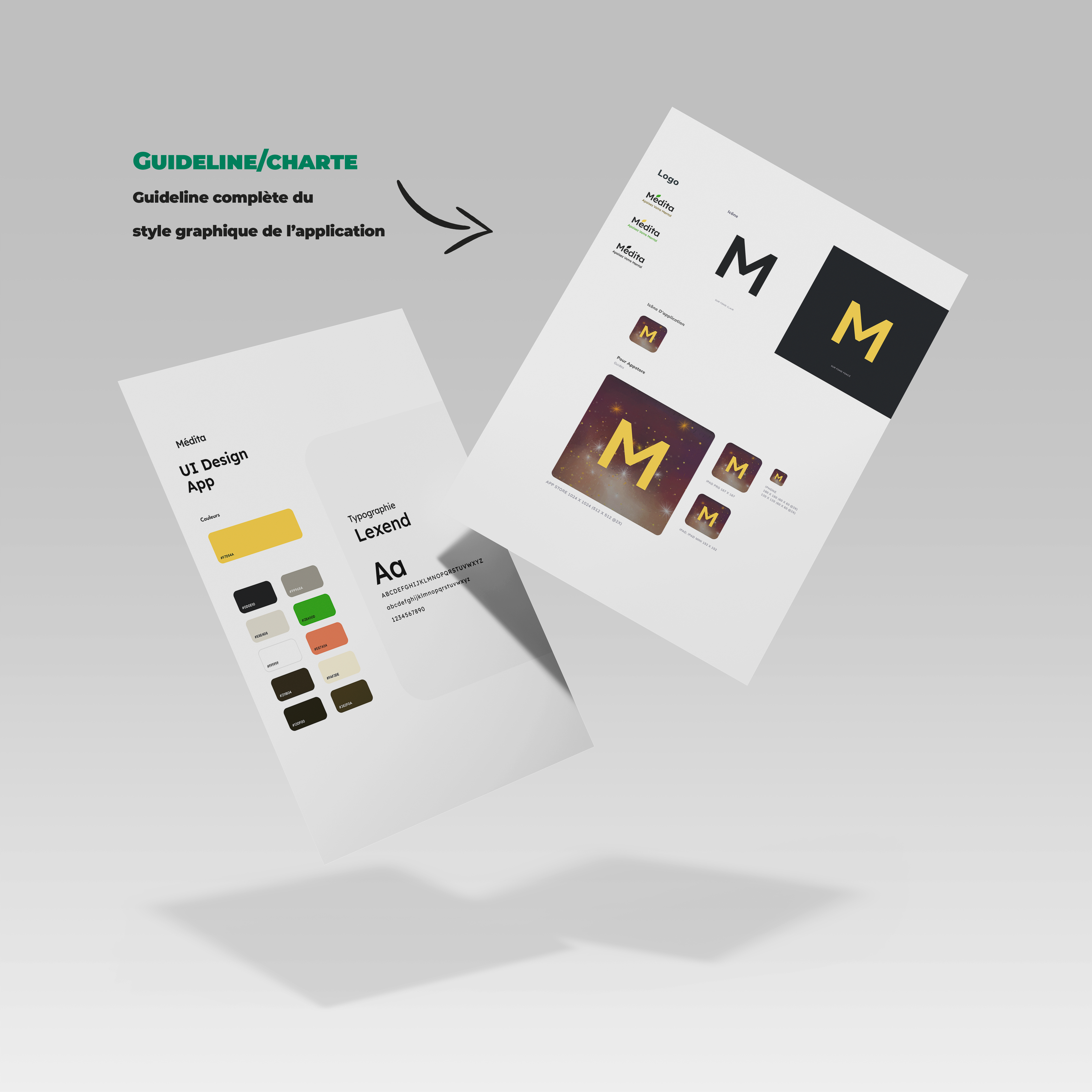 Charte Graphique — Design system complet Medita